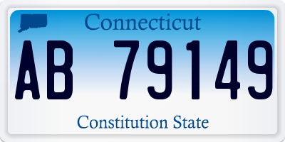 CT license plate AB79149