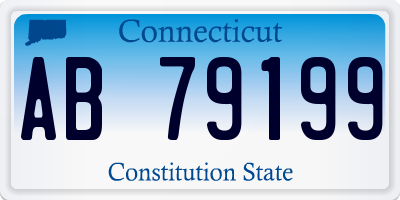CT license plate AB79199