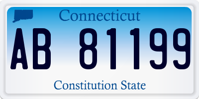 CT license plate AB81199