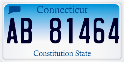CT license plate AB81464