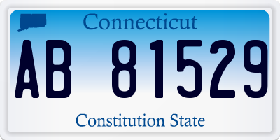 CT license plate AB81529