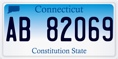 CT license plate AB82069