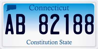 CT license plate AB82188