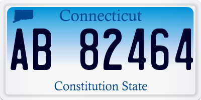 CT license plate AB82464