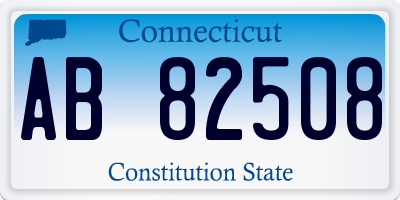 CT license plate AB82508