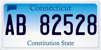 CT license plate AB82528