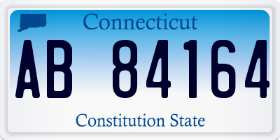 CT license plate AB84164