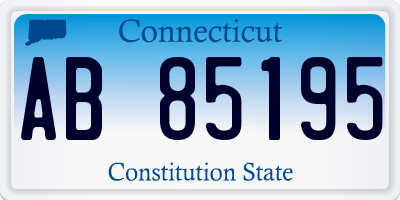 CT license plate AB85195