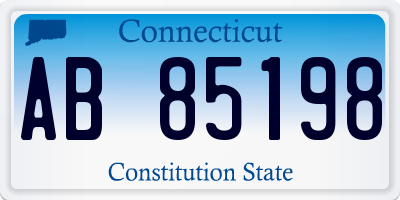 CT license plate AB85198