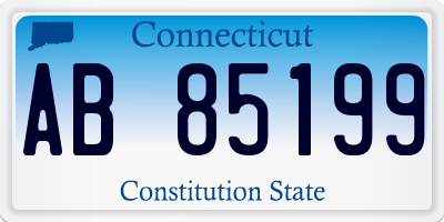 CT license plate AB85199