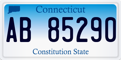 CT license plate AB85290