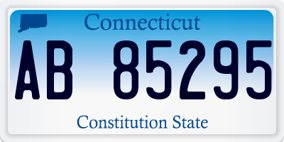 CT license plate AB85295