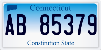 CT license plate AB85379