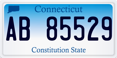 CT license plate AB85529