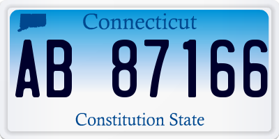 CT license plate AB87166