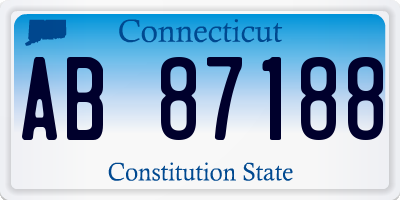 CT license plate AB87188