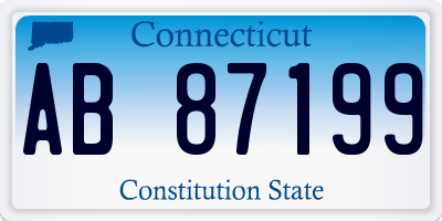 CT license plate AB87199