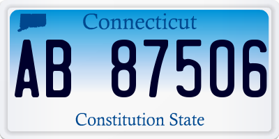 CT license plate AB87506