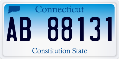 CT license plate AB88131