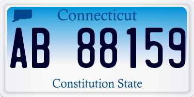 CT license plate AB88159