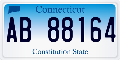 CT license plate AB88164