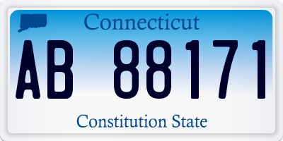CT license plate AB88171