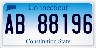 CT license plate AB88196