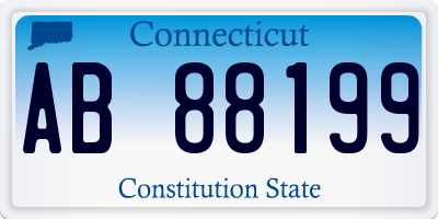 CT license plate AB88199