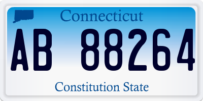 CT license plate AB88264