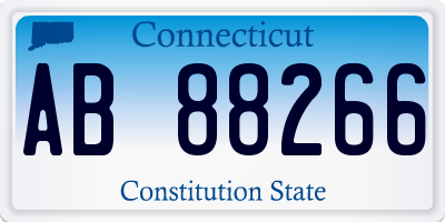 CT license plate AB88266