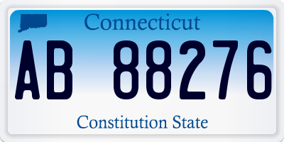 CT license plate AB88276