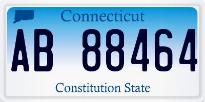 CT license plate AB88464