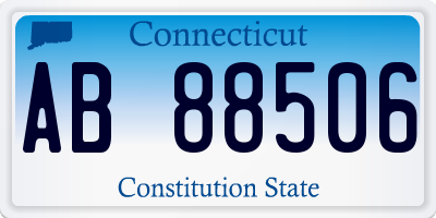 CT license plate AB88506