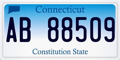 CT license plate AB88509