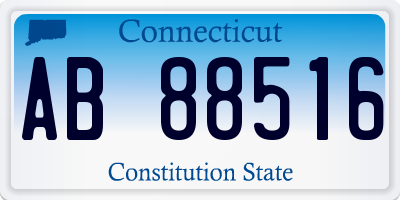 CT license plate AB88516