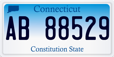 CT license plate AB88529