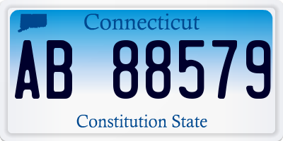 CT license plate AB88579