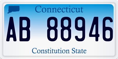 CT license plate AB88946