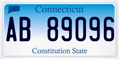 CT license plate AB89096