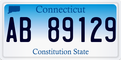 CT license plate AB89129