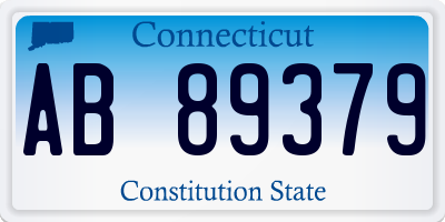 CT license plate AB89379