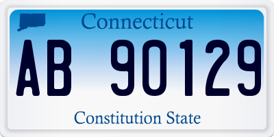 CT license plate AB90129