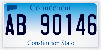 CT license plate AB90146