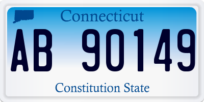 CT license plate AB90149