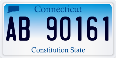 CT license plate AB90161