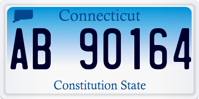 CT license plate AB90164
