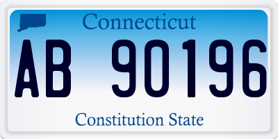 CT license plate AB90196
