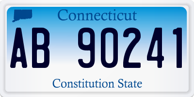 CT license plate AB90241