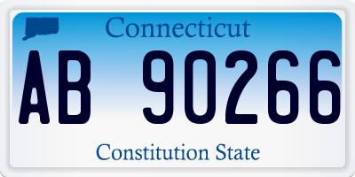 CT license plate AB90266