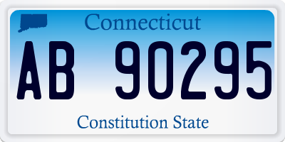 CT license plate AB90295